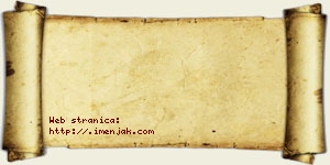 Isidora Ljubić vizit kartica